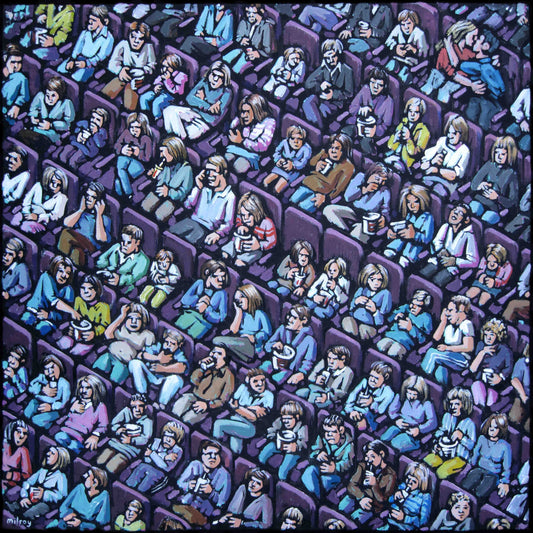 James Milroy Movie Watching - The Acorn Gallery, Pocklington 