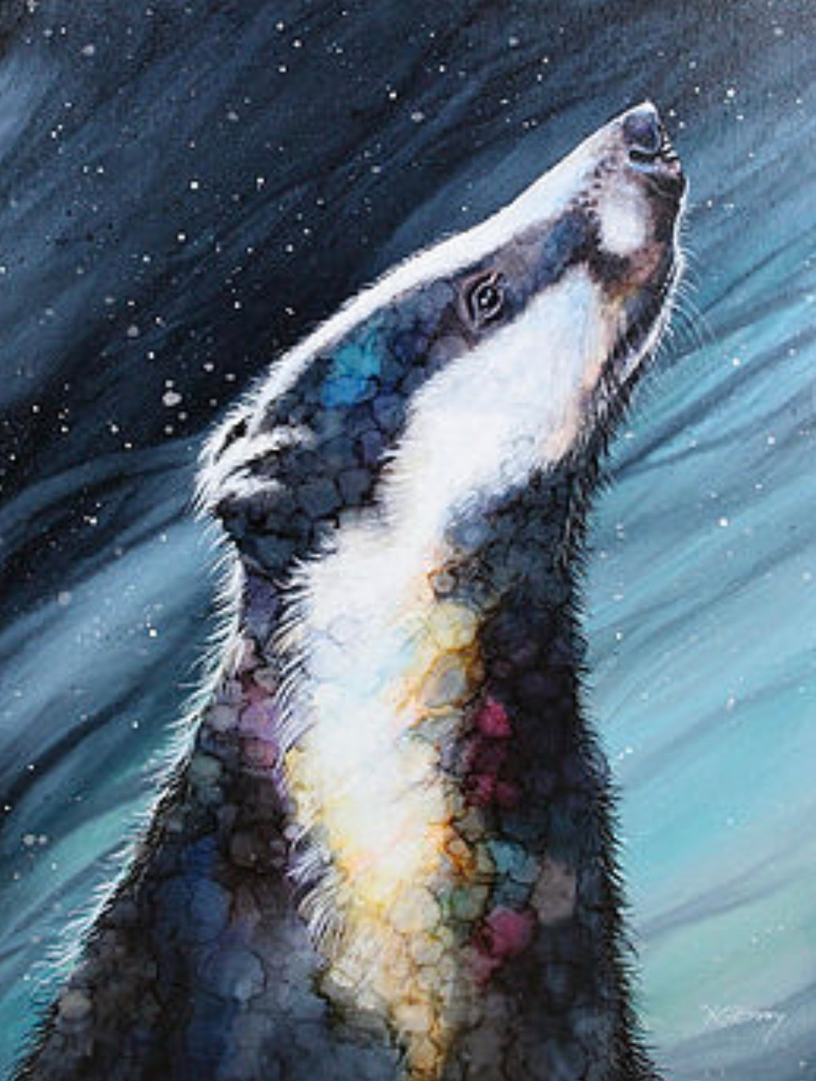 Badger ORIGINAL by Katie Day SOLD