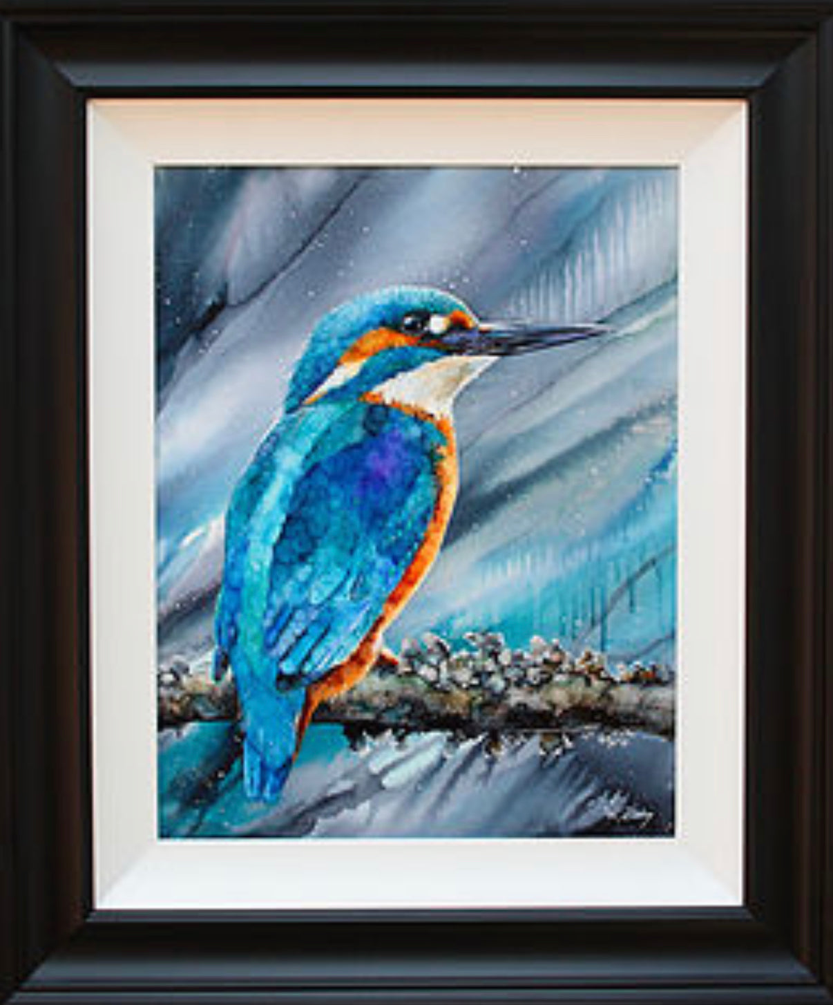 Kingfisher Original by Katie Day-Original Art-The Acorn Gallery
