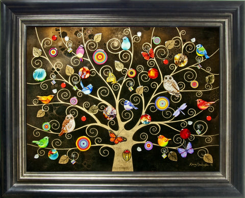 Tree Of Life Gold Extra Large by Kerry Darlington