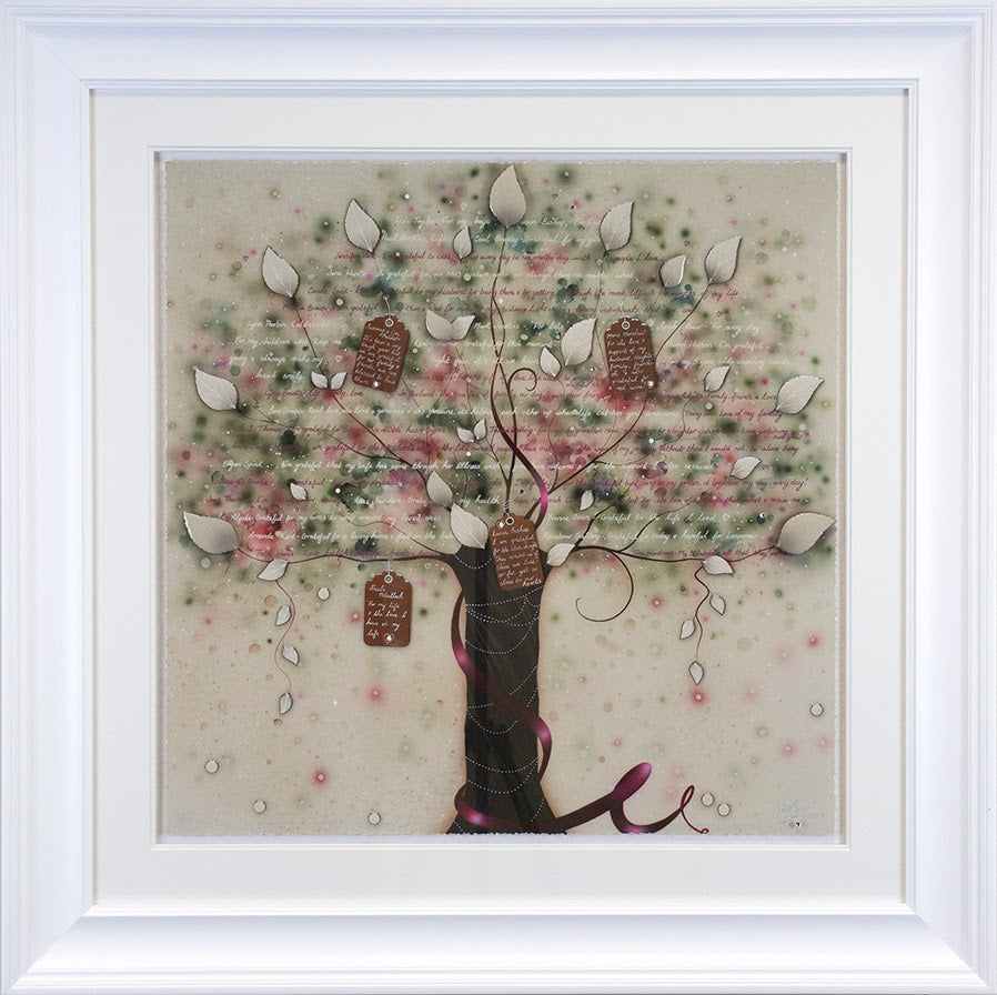 Kealey Farmer Tree of Gratitude Standard Edition available to purchase from The Acorn Gallery in Pocklington. Delivery available. 