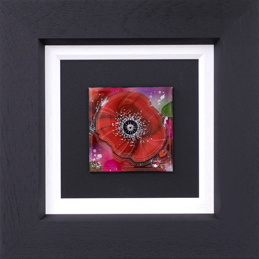 Kealey Farmer Poppy Remembrance IV Original available to purchase from The Acorn Gallery in Pocklington. Delivery available. 