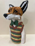 Fox Bust ORIGINAL Sculpture by Louise Brown *SOLD*
