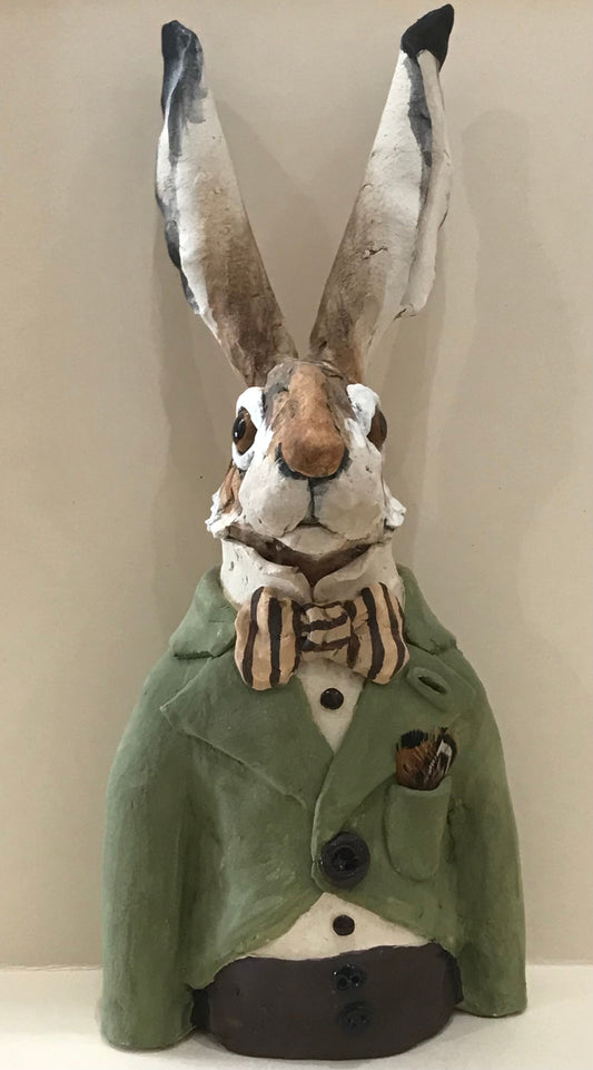 Louise Brown Hare Original Sculpture - The Acorn Gallery, Pocklington