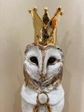 Standing Owl Original Sculpture by Louise Brown *SOLD*