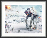 Attack On Echo Base (Star Wars) by Mark Davies *NEW*-Limited Edition Print-The Acorn Gallery