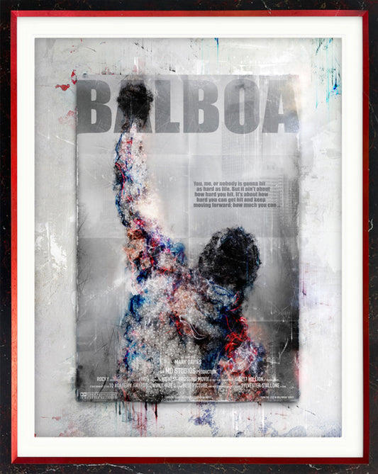 Balboa Rocky Billboard by Mark Davies - The Acorn Gallery, Pocklington