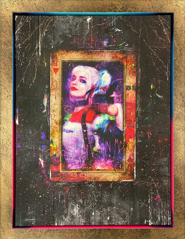 Lunatic And Legends MDV (Harley Quinn) by Mark Davies *NEW*-Original Art-The Acorn Gallery