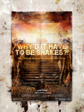 Why Did It Have To Be Snakes? (Indiana Jones) Billboard by Mark Davies-Limited Edition Print-The Acorn Gallery