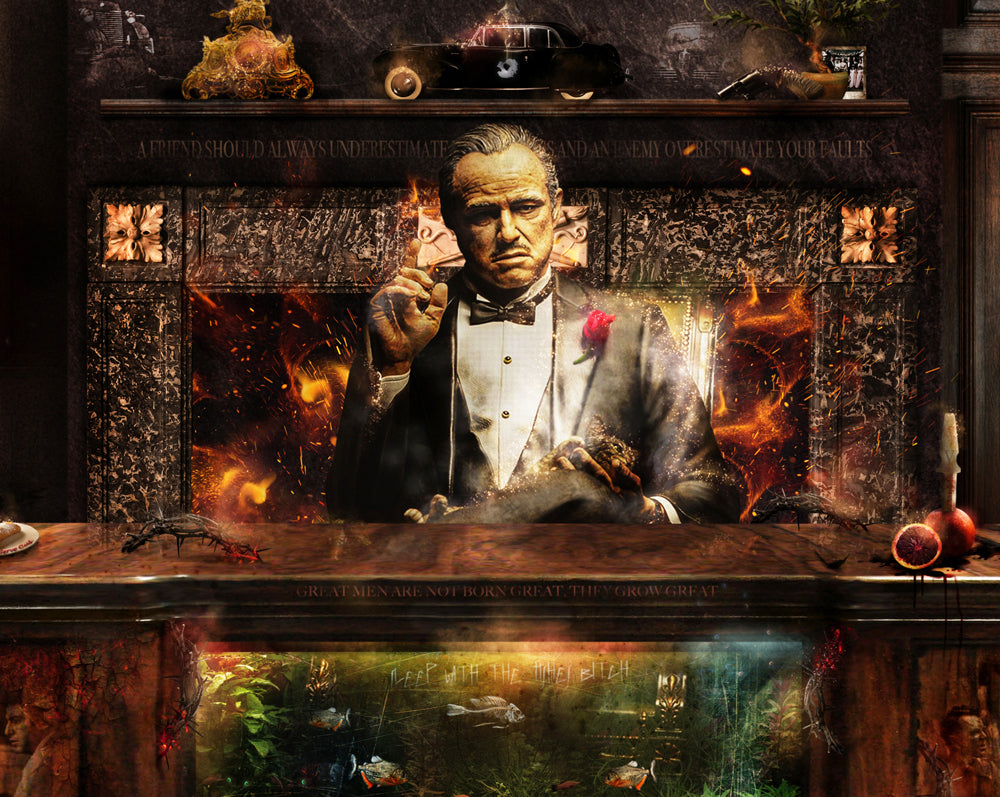 Mark Davies Vendetta The Godfather - Limited Edition Print - The Acorn Gallery, Pocklington