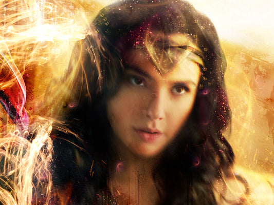 Mark Davies Thunderbolts Of Jove Wonder Woman - The Acorn Gallery, Pocklington