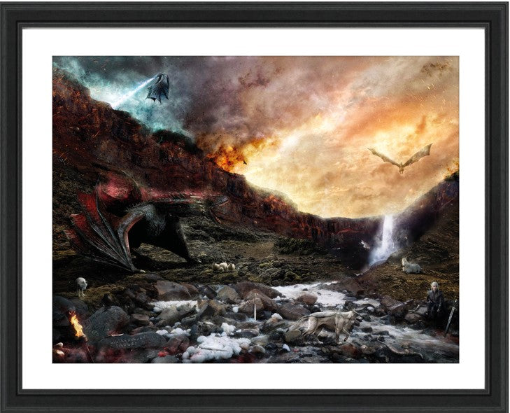 Mark Davies Dracarys Game Of Thrones - The Acorn Gallery, Pocklington
