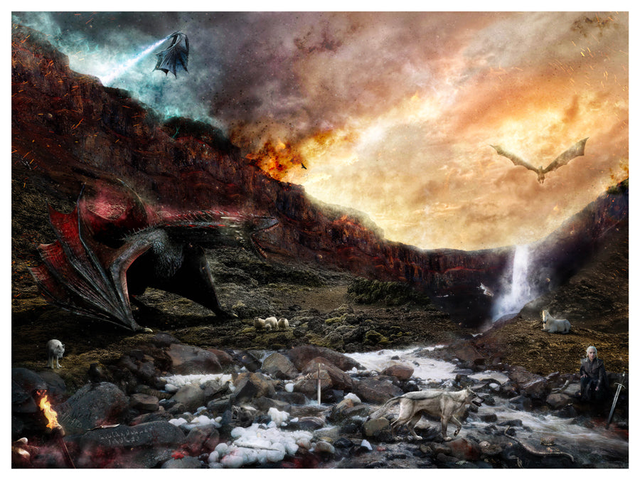 Mark Davies Dracarys Game Of Thrones - The Acorn Gallery, Pocklington