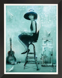 Free Spirit Breakfast At Tiffany's (Blue) by Mark Davies-Limited Edition Print-The Acorn Gallery