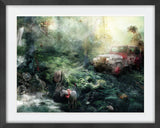 Life Will Find A Way (Jurassic Park) by Mark Davies-Limited Edition Print-Mark-Davies-British-artist-The Acorn Gallery