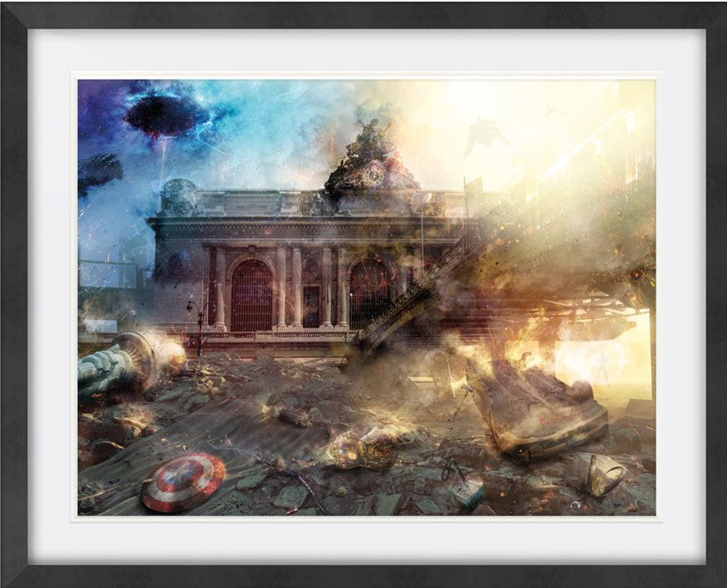 Mark Davies The Fight Of Our Lives Avengers - Limited Edition Print - The Acorn Gallery, Pocklington 