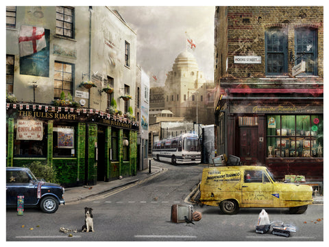 Up For The Cup by Mark Davies *NEW*-Limited Edition Print-Mark-Davies-British-artist-The Acorn Gallery