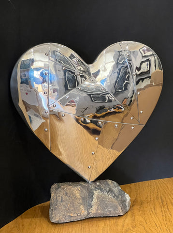 Resilient Heart ORIGINAL Sculpture by Malcolm Hull