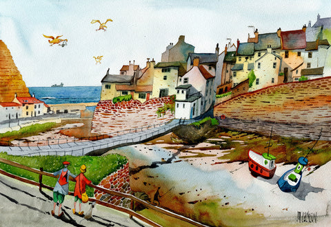 Staithes ORIGINAL by Mike Jackson