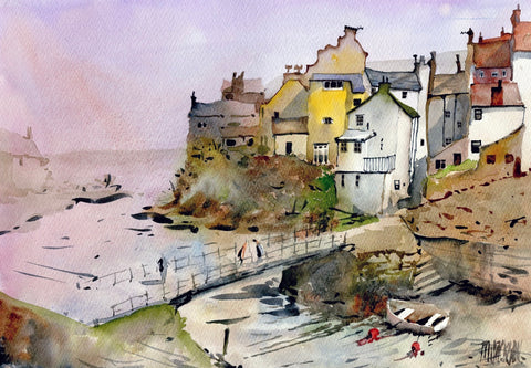 Staithes Original by Mike Jackson *SOLD*