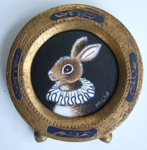 A Portrait Of A Rabbit Original by Marie Louise Wrightson *SOLD*