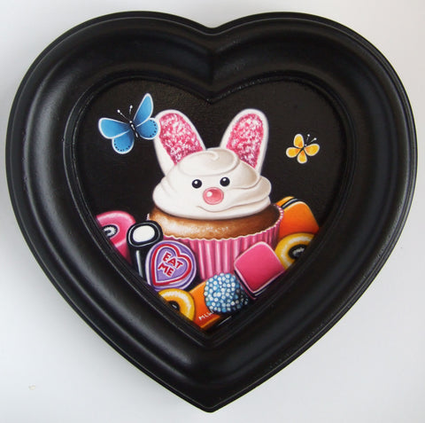 Sweet Tooth Bunny Original by Marie Louise Wrightson *SOLD*