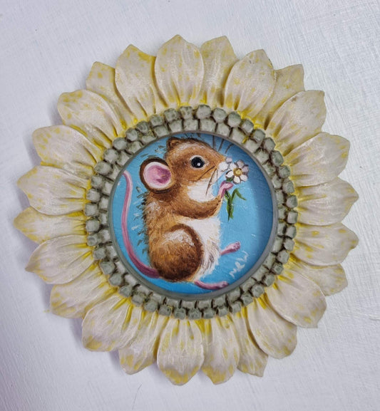 Marie Louise Wrightson The Daisy Mouse Original - The Acorn Gallery, Pocklington