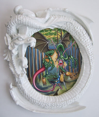 Jabberwocky Original by Marie Louise Wrightson *SOLD*