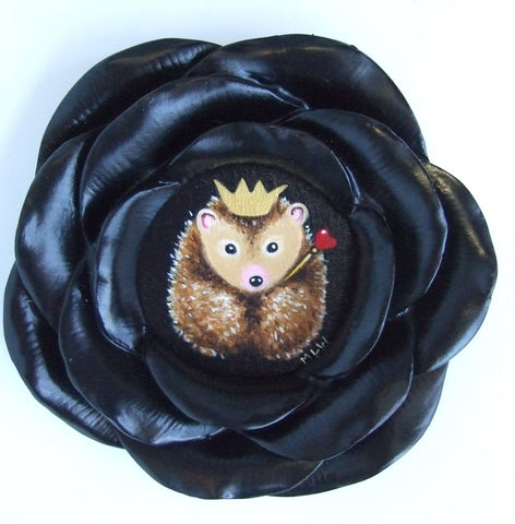 Little Hedgehog King Original by Marie Louise Wrightson *SOLD*