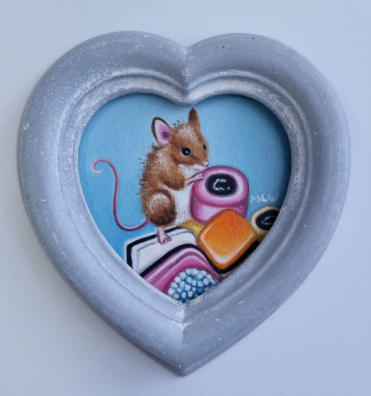 Marie Louise Wrightson The Sweet Mouse Original Painting - The Acorn Gallery, Pocklington