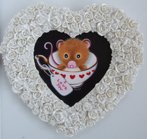 A Cup Full Of Love Original by Marie Louise Wrightson *SOLD*-Original Art-Marie-Louise-Wrightson-The Acorn Gallery