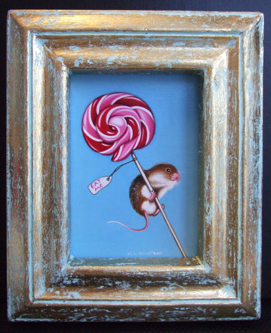 A Little Something For Later Original by Marie Louise Wrightson-Original Art-Marie-Louise-Wrightson-The Acorn Gallery