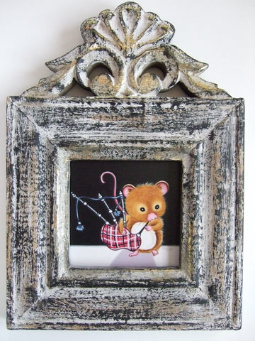 A Wee Tune For My Love Original by Marie Louise Wrightson *SOLD*-Original Art-Marie-Louise-Wrightson-The Acorn Gallery