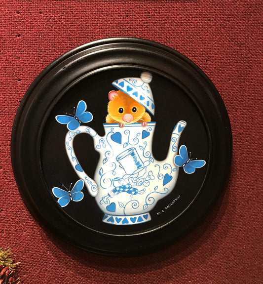 Marie Louise Wrightson Dormouse In His Teapot Original - The Acorn Gallery, Pocklington 