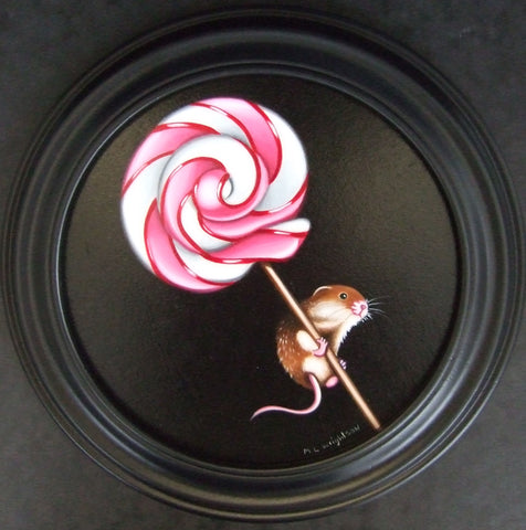 Mousy Pop Original by Marie Louise Wrightson *SOLD*-Original Art-Marie-Louise-Wrightson-The Acorn Gallery
