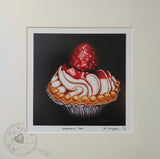 Strawberry Tart by Marie Louise Wrightson *NEW*-Original Art-Marie-Louise-Wrightson-The Acorn Gallery