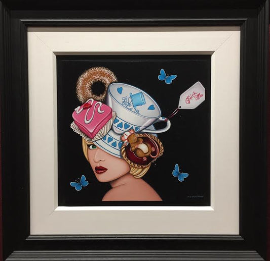 Marie Louise Wrightson Tea With Alice Original - The Acorn Gallery, Pocklington 