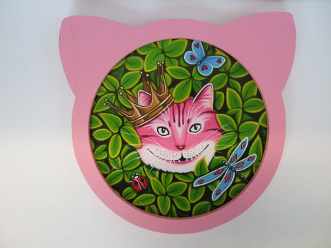 The Cheshire Cat Original by Marie Louise Wrightson *SOLD*-Original Art-Marie-Louise-Wrightson-The Acorn Gallery