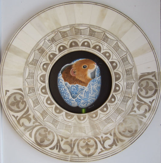 Marie Louise Wrightson China Tulip Original - The Acorn Gallery, Pocklington 