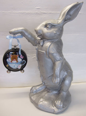 The White Rabbit Original by Marie Louise Wrightson *SOLD*-Original Art-Marie-Louise-Wrightson-The Acorn Gallery