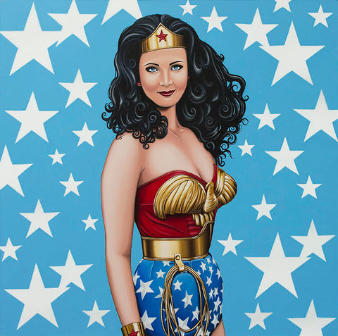 Wonder Woman by Marie Louise Wrightson-Limited Edition Print-Marie-Louise-Wrightson-The Acorn Gallery