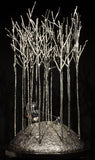 Love In The Forest Stainless Steel Sculpture by Mackenzie Thorpe