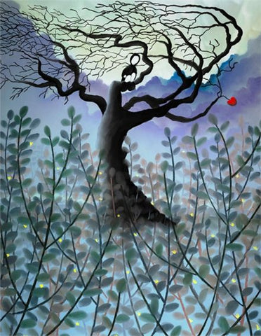 Out Of Reach by Mackenzie Thorpe-Limited Edition Print-The Acorn Gallery-Mackenzie-Thorpe-artist-The Acorn Gallery