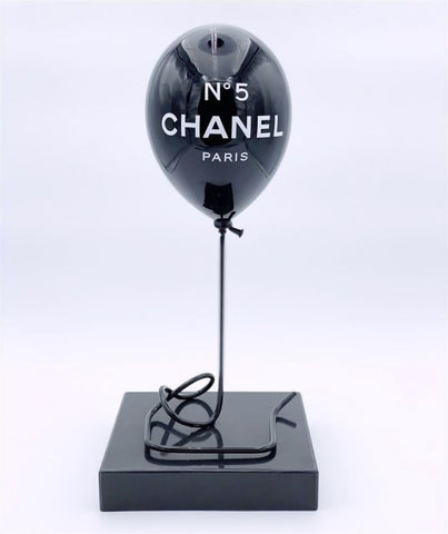 Chanel Black Balloon ORIGINAL Sculpture by Naor