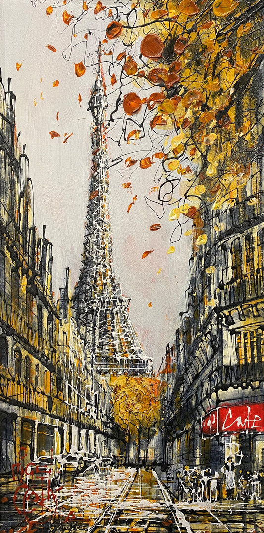 Morning Beauty (Paris) Original on Board by Nigel Cooke SOLD