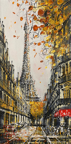 Morning Beauty (Paris) Original on Board by Nigel Cooke *SOLD*