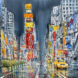 Time Square Rush Hour by Nigel Cooke
