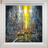 Manic Manhattan Original on Aluminium by Nigel Cooke *SOLD*