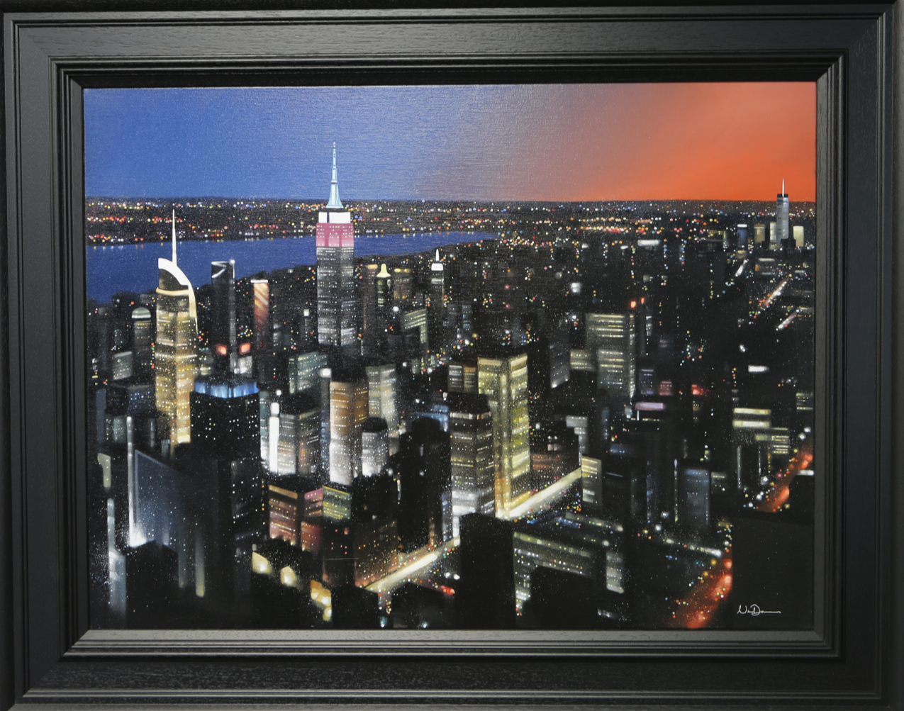 Neil Dawson Big Apple Canvas - The Acorn Gallery, Pocklington