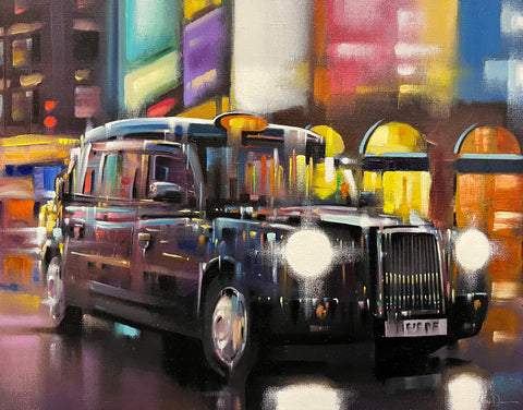 Piccadilly Taxi Original by Neil Dawson *NEW*-Original Art-The Acorn Gallery